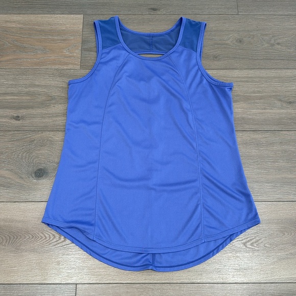 GAIAM Purple Mesh Keyhole Back Soft Active Workout Gym Yoga Tank Top Size Large‎ - Picture 1 of 10